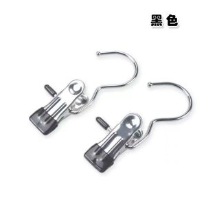 Direct Sale Stainless Steel Clothes Pegs No Trace Hat Storage Shorts Fabric Home Socks Drying Hooks