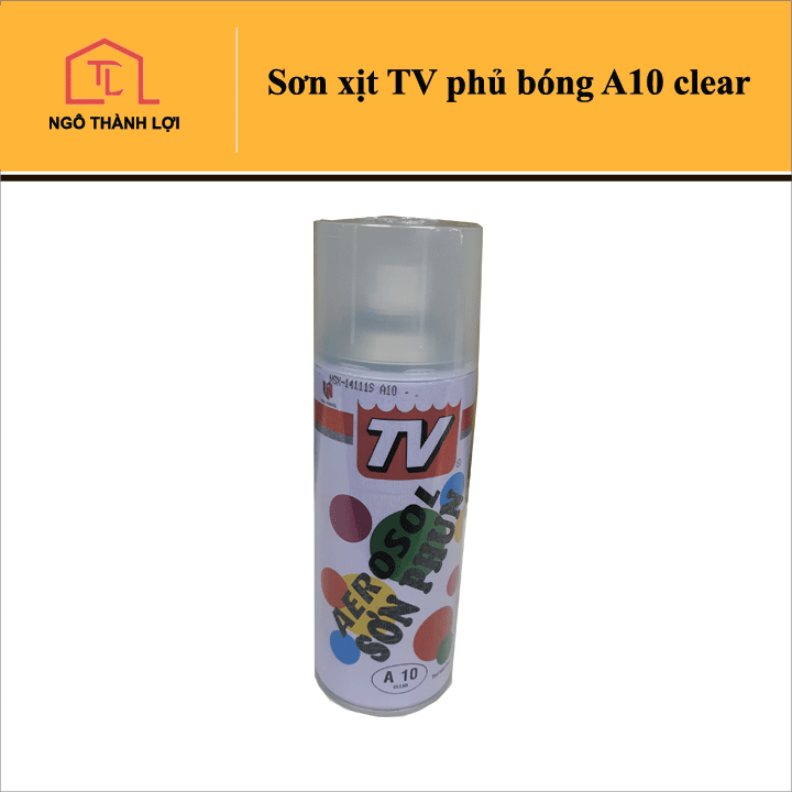 Sơn xịt TV sơn lót chống rỉ sét xám A266, sơn lót nhũ ánh kim bạc A100 ...