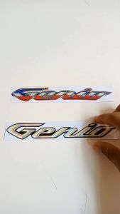 STIKER EMBLEM HONDA GENIO TIMBUL SEPASANG KUALITAS TERBAIK