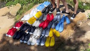 Summer Korean-Style Perforated Shoes For Men Summer Breathable Soft-Soled Casual Sandals For Couples MenS And WomenS Hollow Beach Shoes
