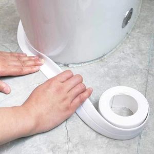 Zuoguan chống thấm nước chống nấm mốc Sealant Strip cho bồn rửa nhà bếp phòng tắm nhà vệ sinh cạnh-Thiết kế đơn giản hiện đại tự dính PVC TRIM Tape