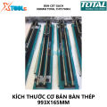 Bàn cắt gạch đẩy tay TOTAL THT578004 Bàn dao cắt gạch men 1m chiều dài phần cắt gạch là 800mm, 22x10.5x2mm cắt gạch men, gạch ốp tường. 