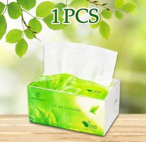 FIIO FASHION Buy 1 Get 1 Free Facial TissuesTea-Scented Napkins Soft Disposable Daily Use Skin-Friendly Facial Towels