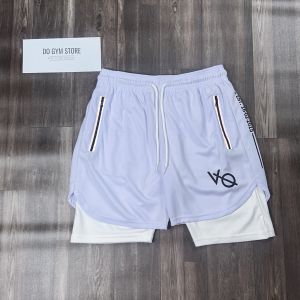 Quần 2 lớp thể thao nam VANQUISH thun lỗ kim thoáng mát không xù lông QV2L1