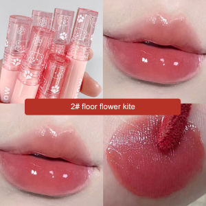 🔥Cozyrooms👍12 Color Water Light Lip Glaze Spring Summer Glass Doodle Lip Moisturizing White Lipstick Water Mist Lip Dew