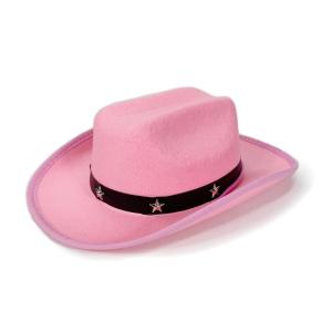 Kids Western Cowboy Hats With Star Studs Adjustable Strap For Ages 3-12 Outdoor And Party Wear