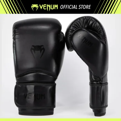 VENUM Contender 1.5 Boxing Gloves | Black Black | 10oz-16oz