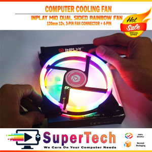 INPLAY M10 Rainbow Cooling Case Fan 4 Pin For PC/ COMPUTER / DESKTOP