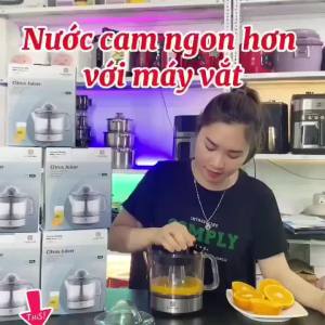 Máy vắt cam Inox Xoay 2 chiều tự động CooKing 700ml 40w Máy khỏe vắt kiệt nước nhanh chóng Phukienprocare