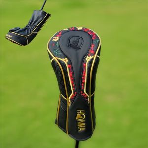 hon-ma S08 Golf Club # 1 # 3 # 5 Wood Headcovers Driver Fairway Woods Cover PU Leather Head Covers Golf Putter Cover