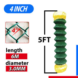 Cyclone Wire Farm Fence Galvanized/PVC Chain Wire Garden Fencing Pambakod Net Enclosure Protection Chicken Wire Mesh