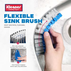 Kleaner Sikat Fleksibel 1 Pcs Lentur Sink Brush Pembersih Westafel GSD008