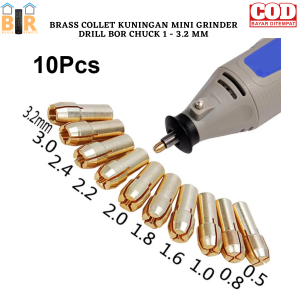 Chuck Mata Bor Mini Grinder Drill Brass Collet Kuningan 1 - 32mm