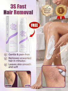 ✨ Gentle Hair Removal Spray / Hair Removal Cream / Depilatory Lotion / Mild Depilatory Cream For Full Body Clean / Comfortable Efficient Naturally Smooth Soft Skin [Three-Second Fast Hair Removal] Gentle and Skin-Friendly Hair Removal Spray Cream