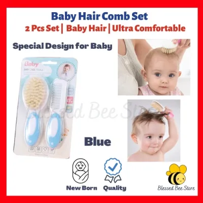 Blessed Bee Baby Hair Comb Baby Grooming Hair Comb Baby Hair Brush Sikat Baby Baby Hair Comb & Brush Kanak Kanak lembut