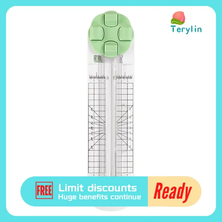Terylin Sharp Blade Paper Trimmer Crease Blade Paper Trimmer Compact 4 ...