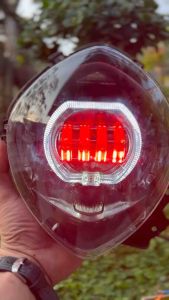 Lampu depan fino fi custome daymaker projie Led