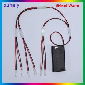 xuhaiy Led Beads Miniature Small Night Light Bulb Materials Making Creative Model Dollhouse Illumination Scene Layout Diorama Kit 1Set