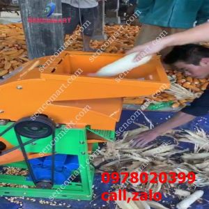 Máy tách hạt ngô  bóc vỏ ngô