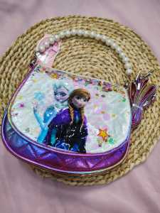Princess Edition Girl Handbag Children Princess Bag Crossbody Beg Kanak-Kanak Beg Raya Budak Perempuan