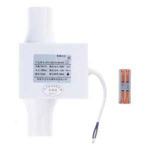 12W Extractor Fan Low Noise Inline Duct Hydroponic Air Blower Exhaust Fan for Home Bathroom Grow Room Ventilation