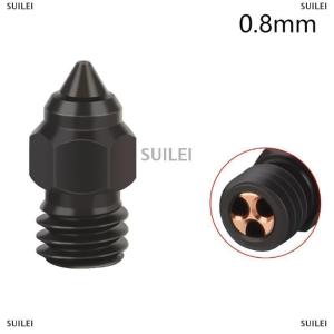 [COD] SUILEI 3D Printer Accessories CR-6SE Nozzle MK8 Upgraded Version S1 Chrome Zirconium Copper Brass Tool