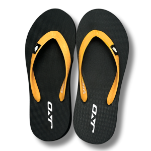 JND Official Sandal Jepit Hawaii Anak-Dewasa Hitam/Kuning