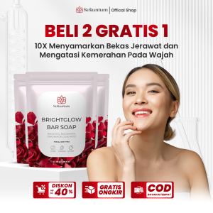 SEKUNTUM - Beli 2 gratis 1- BrightGlow Premium Facial Bar Soap - Sabun Batang Pelembab Wajah