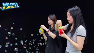 Đồ chơi bình thổi bong bóng xà phòng hình trái cây bình bong bóng chống tràn cho trẻ em chơi ngoài trời