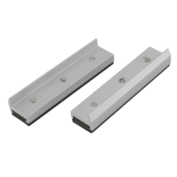 Protections Pour Mâchoires D'Étau (Soft Jaws) - Lot De 2 Bandes En PU Magnétiques - 140x32x25 Mm - Protège Pièces Des Rayures - 9