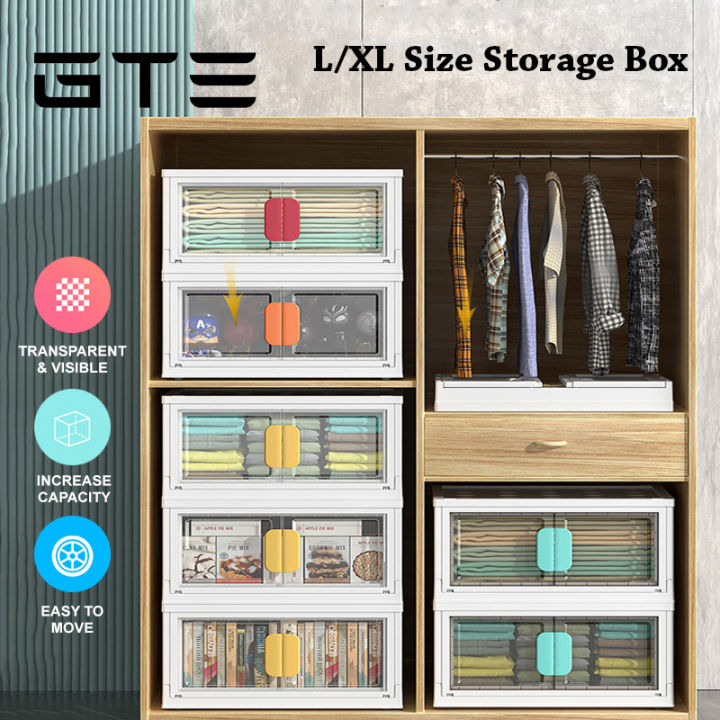 GTE L/XL Size Drawers Folding Storage Cabinets For Toys Snacks ...