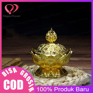 Tempat Bakar Dupa Lotus Kuningan / Pembakar Dupa Lotus Mabkhara