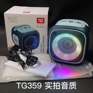 TG359 Portable caixa de som Bluetooth Speaker OutdoorColumn FM Radio TF Audio Wireless Subwoofer LED Sound Type-c Port