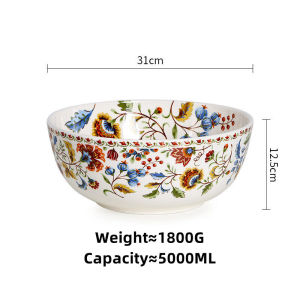 OMK Iberian series Ceramic 5000ML Serving Bowls Fruit salad bowl