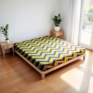Eiyogen - Sprei Ukuran 90x200cm Motif Elegan Minimalis