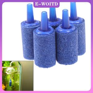 【E-WOITD】 5pcs Cylinder Aquarium Bubble Fish Tank Air Stone Fish Tank Aeration Aerator