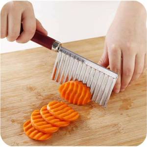 🍠มีดหั่นผัก มันฝรั่ง แครอท แตงกวามันฝรั่ง มีดใบหยัก มีดรอยหยัก🍠 #B-0020