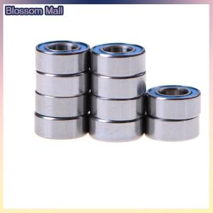 [Blossom] 10pcs MR105-2RS Rubber Sealed Ball Bearing Miniature Bearing 5 x 10 x 4mm Blue