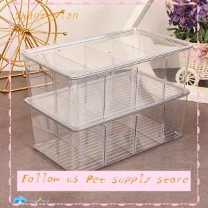 🎁【Special price】🎁Sha กล่องใส่ถุงชากล่องเก็บของอเนกประสงค์สำนักงานพร้อมฝาปิดกระเป๋าใส่กาแฟทำจากอะคริลิค