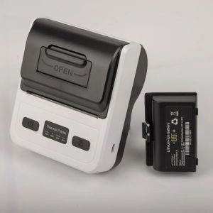 80มิลลิเมตรกระเป๋าบิลชงมินิตั๋วเครื่องพิมพ์ไร้สายแบบพกพาเครื่องพิมพ์ใบเสร็จรับเงินความร้อน BT ศัพท์มือถือ Android IOS PC หมายเหตุกระดาษ