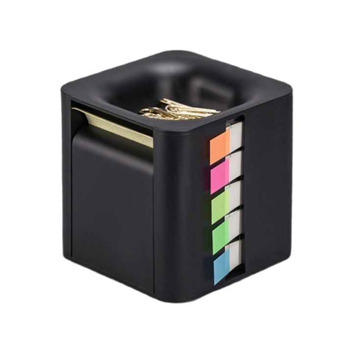 5-in-1 Cube Sticky Note Holder Multifunction Sticky Note Dispenser with ...