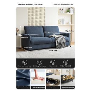 [CozyNest ]Sofa Bed Mattress Flip Sofa Bed Foldable Multi Functional Small Sofa