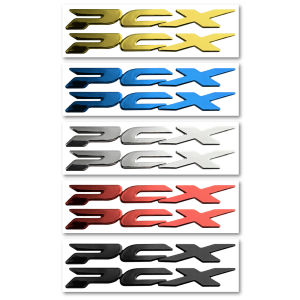 For Honda PCX125 PCX150 PCX160 PCX 125 150 160 Motorcycle Badge PCX Emblem Logo Reflective 3D Epoxy Stickers Moto Scooter Side Body Accessories Decals