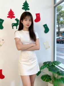 ชุดเซ็ตแฟชั่นผู้หญิง เสื้อยืดเข้ารูปจับคู่กระโปรงเอ กระชับหุ่น สวมใส่สะดวก ลุคสาวเฟมินีนสดใสทุกโอกาส