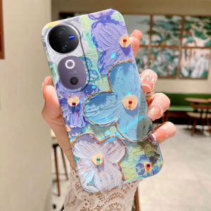 Vỏ điện thoại Vivo V40 V30 V29 v29e V27 v27e V25 v25e V23 v23e họa tiết hoa đẹp Ốp nhựa mềm Vivo V40 Pro Vỏ điện thoại