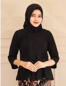 Best Seller Kebaya Kartini Polos / Kebaya Encim Polos / Kebaya Modern Polos