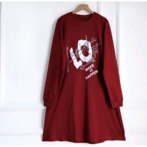 Baju Atasan Jumbo Viral Amanda Tunik Katun Combed 24s S M L XL XXL 3XL Tunik Wanita Modern Simple