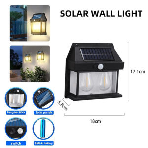 Lampu Jalan Tenaga Surya Outdoor Lampu Jalan Super Terang Tahan Air Lampu Tenaga Surya otomatis outdoor Waterproof Lampu Jalan Tiang Listrik Garasi Pagar Teras
