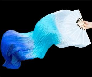 1 PCS 1.8 Metel Adult Extended Dance Fan Chinese Belly Dance Performance Multi Colored Long Fan