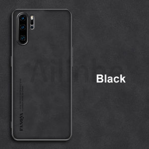 เคสโทรศัพท์ป้องกันการกระแทกสำหรับ Huawei P50 P40 Pro Plus P20 P30 Pro P30 Lite หรูหรา Lambskin Cortex Silicon แบบนิ่ม